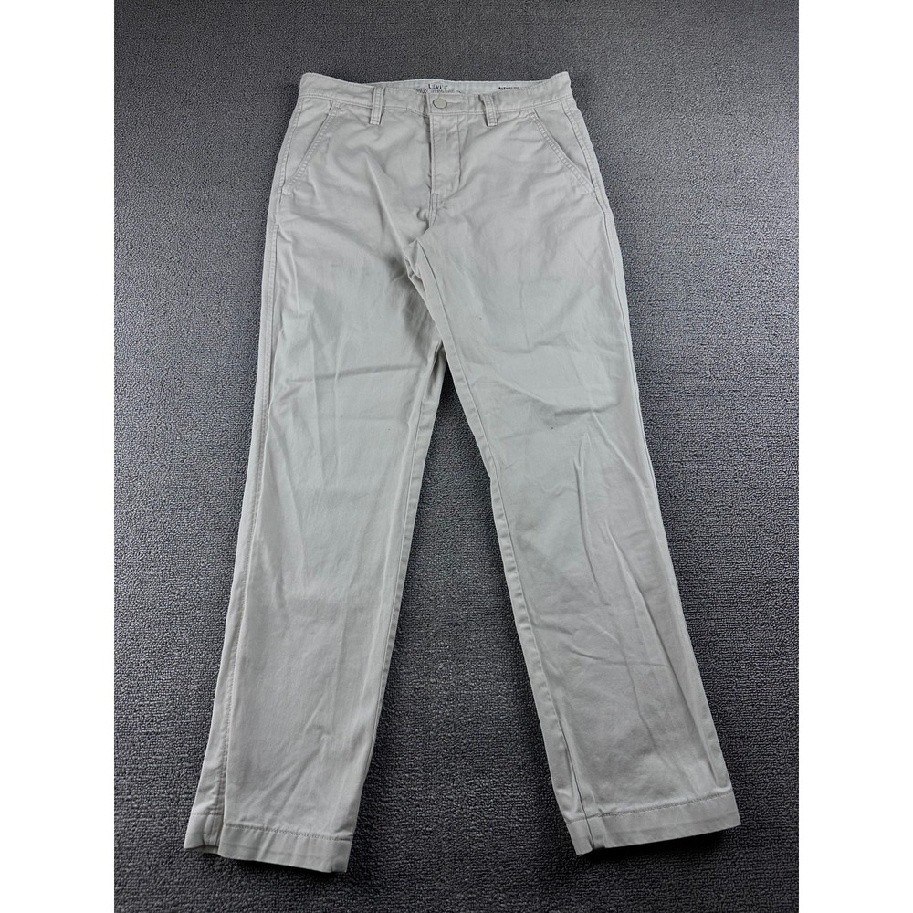 Levis‎ Pants Men W29 L30 Beige XX Chino Authentic Fit Cotton Workwear Preppy